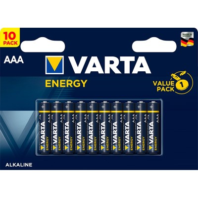Батарейки VARTA Energy AAA 10 шт (4103229491) Батарейки VARTA Energy AAA 10 шт (4103229491)