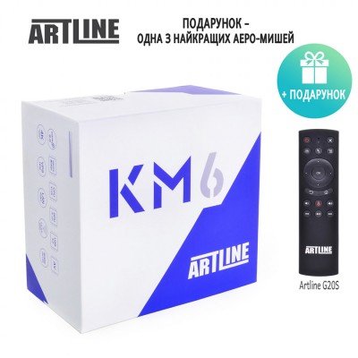 Медіаплеєр ARTLINE TvBox KM6
