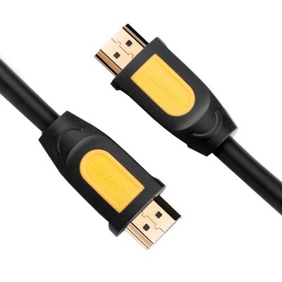 Кабель UGREEN HD101 HDMI Round Cable 3m Yellow/Black (UGR-10130)