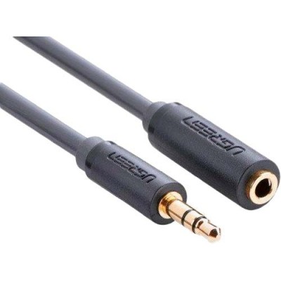 Кабель Ugreen AV124 3.5 мм M to 3.5 мм F Cable 1 м Gray (UGR-10782) Кабель Ugreen AV124 3.5 мм M to 3.5 мм F Cable 1 м Gray (UGR-10782)