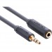 Кабель Ugreen AV124 3.5 мм M to 3.5 мм F Cable 1 м Gray (UGR-10782)