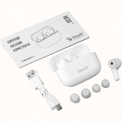 Гарнітура A4TECH M30 Bloody White