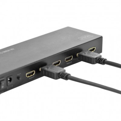 Видеосплиттер DIGITUS HDMI, 4K (DS-43303) Видеосплиттер DIGITUS HDMI, 4K (DS-43303)