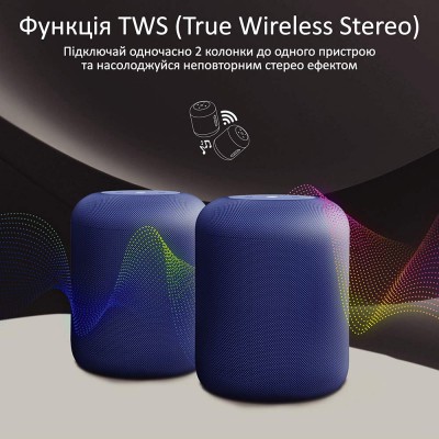 Портативна акустика PROMATE Boom-10 Blue (boom-10.blue) Портативна акустика PROMATE Boom-10 Blue (boom-10.blue)