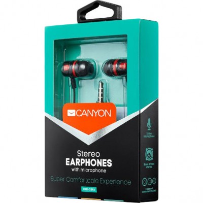 Гарнітура CANYON CNE-CEP3 Red (CNE-CEP3R)