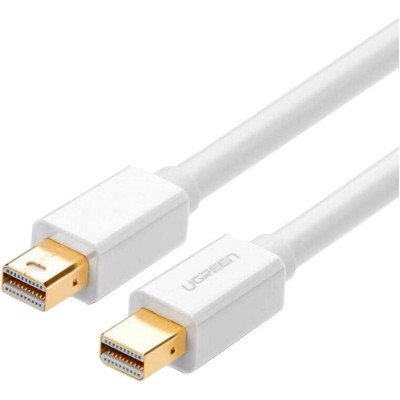 Кабель UGREEN Mini DP Male - Male 2m MD111 White (10429) Кабель UGREEN Mini DP Male - Male 2m MD111 White (10429)