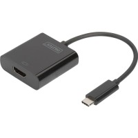 Перехідник DIGITUS USB-C – HDMA UHD 4K M/F 0.15 м (DA-70852) Перехідник DIGITUS USB-C – HDMA UHD 4K M/F 0.15 м (DA-70852)