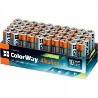 Батарейки COLORWAY Alkaline Power AAA/LR03 Color Box 40 шт (CW-BALR03-40CB) Батарейки COLORWAY Alkaline Power AAA/LR03 Color Box 40 шт (CW-BALR03-40CB)