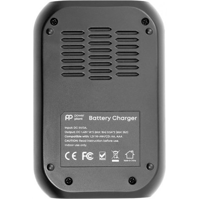 Зарядний пристрій POWER PLANT для акумуляторів AA AAA micro USB (PP-UN4) Зарядний пристрій POWER PLANT для акумуляторів AA AAA micro USB (PP-UN4)