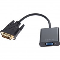 Перехідник ATCOM 9214 DVI-D dual link(male) -VGA(female) Перехідник ATCOM 9214 DVI-D dual link(male) -VGA(female)