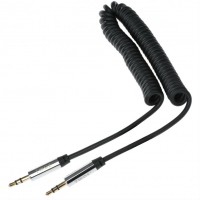 Кабель 2E (jack 3.5 мм-M/jack 3.5 мм-M) Coiled 1.8 м, Black Кабель 2E (jack 3.5 мм-M/jack 3.5 мм-M) Coiled 1.8 м, Black