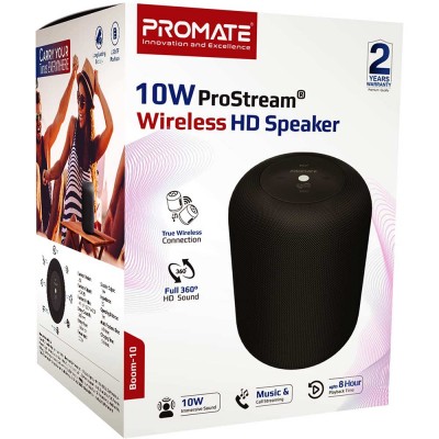 Портативна акустика PROMATE Boom-10 Black (boom-10.black) Портативна акустика PROMATE Boom-10 Black (boom-10.black)