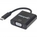 Перехідник Manhattan USB Type-C - VGA 0.08 м Black (151771)