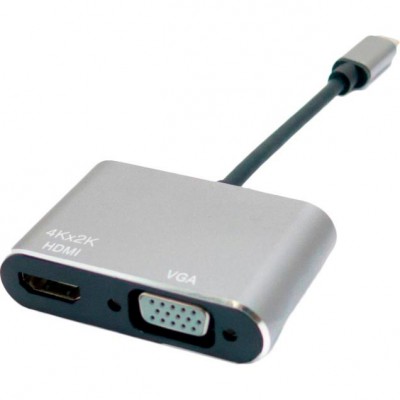 Адаптер EXTRADIGITAL USB Type-C - HDMI / VGA 0.15 м (KBV1743) Адаптер EXTRADIGITAL USB Type-C - HDMI / VGA 0.15 м (KBV1743)