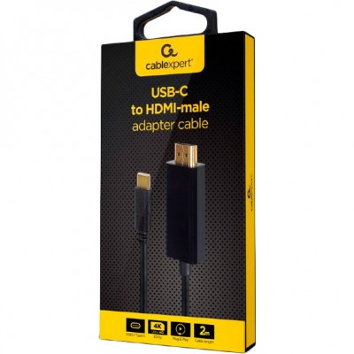 Кабель CABLEXPERT USB Type-C - HDMI Black (A-CM-HDMIM-01)