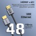 Кабель Promate PrimeLink8K-150 HDMI-HDMI 2.1 UHD HDR 1.5 м Grey (primelink8k-150.grey)