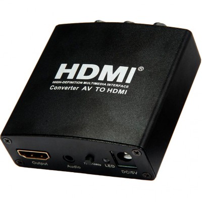 Конвертер PowerPlant HDCAV01 AV - HDMI Black (CA911479) Конвертер PowerPlant HDCAV01 AV - HDMI Black (CA911479)