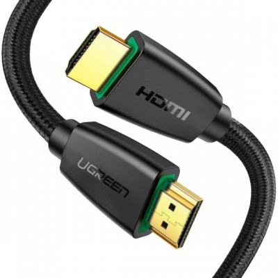 Кабель Ugreen HD118 High-End HDMI Cable Nylon Braid 1 м Black (UGR-40408) Кабель Ugreen HD118 High-End HDMI Cable Nylon Braid 1 м Black (UGR-40408)