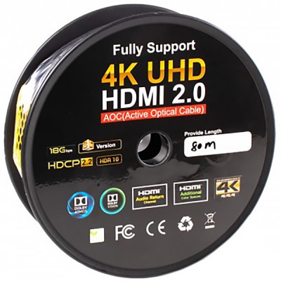Кабель CABLEXPERT HDMI 80 м (CCBP-HDMI-AOC-80M) Кабель CABLEXPERT HDMI 80 м (CCBP-HDMI-AOC-80M)