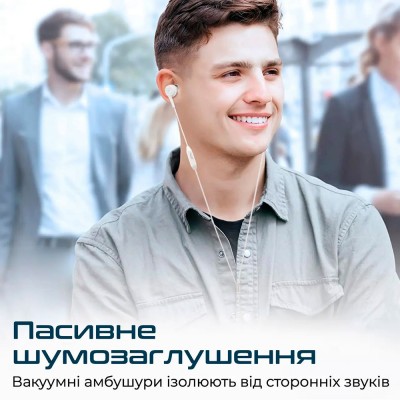Гарнітура PROMATE Duet White (duet.white) Гарнітура PROMATE Duet White (duet.white)