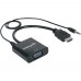 Перехідник INTRACOM Manhattan VGA F - HDMI M з аудіо RTL Black (151450)