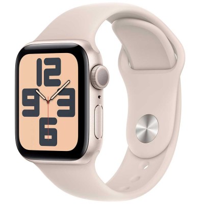 Смарт-годинник APPLE Watch SE 2023 GPS 40mm Starlight Alum Starlight Sp/b - M/L (MR9V3QP/A)