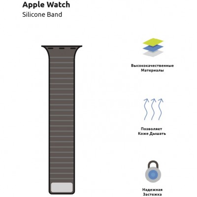 Ремінець ARMORSTANDART Apple Watch Blue (ARM51969) Ремінець ARMORSTANDART Apple Watch Blue (ARM51969)