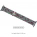 Браслет ArmorStandart Milanese Loop для Apple Watch All Series 42/44/45/49mm Flower Red Lily (ARM52964)