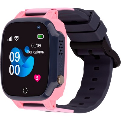 Смарт-годинник AMIGO GO008 MILKY GPS WIFI Pink Смарт-годинник AMIGO GO008 MILKY GPS WIFI Pink