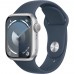 Смарт-годинник APPLE Watch Series 9 GPS 41mm Silver Alum Storm Blue Sp/b - S/M (MR903QP/A)