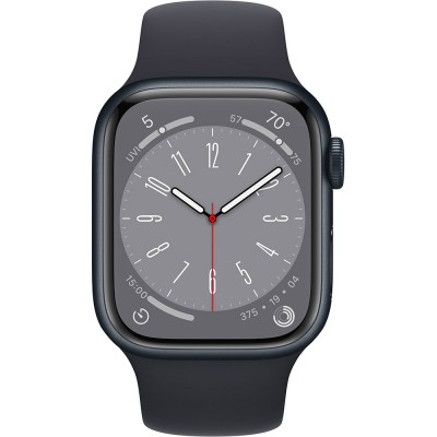 Смарт-годинник APPLE Watch Series 8 GPS 41 Midnight Alum Midnight Sp/B (MNP53UL/A)