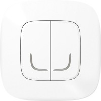 LEGRAND NETATMO Розумний безпроводовий вимикач 2-клавішній. Білий (752587)