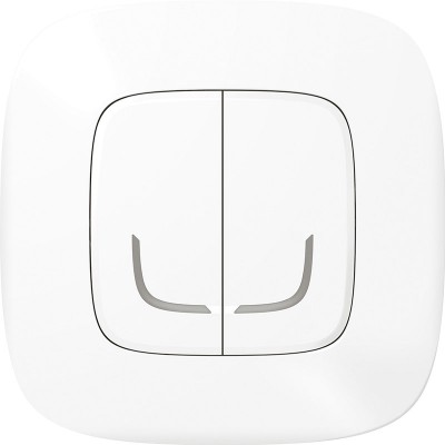 LEGRAND NETATMO Розумний безпроводовий вимикач 2-клавішній. Білий (752587) LEGRAND NETATMO Розумний безпроводовий вимикач 2-клавішній. Білий (752587)