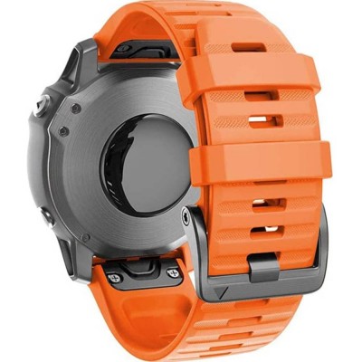 Ремінець ARMORSTANDART для Garmin Fenix 5x/6x Silicone 26mm Orange (ARM60802) Ремінець ARMORSTANDART для Garmin Fenix 5x/6x Silicone 26mm Orange (ARM60802)