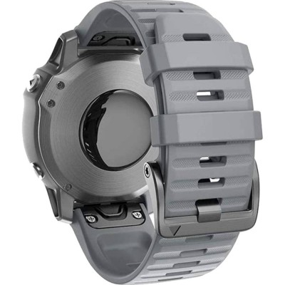 Ремінець ARMORSTANDART для Garmin Fenix 5x/6x Silicone 26mm Grey (ARM60805) Ремінець ARMORSTANDART для Garmin Fenix 5x/6x Silicone 26mm Grey (ARM60805)