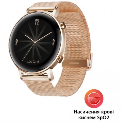 Смарт-годинник HUAWEI Watch GT 2 42mm Elegant Gold Edition Смарт-годинник HUAWEI Watch GT 2 42mm Elegant Gold Edition