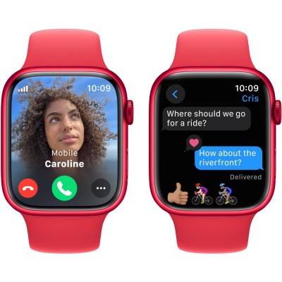Смарт-годинник APPLE Watch Series 9 GPS 41mm (PRODUCT)RED Alum (PRODUCT)RED Sp/b - S/M Смарт-годинник APPLE Watch Series 9 GPS 41mm (PRODUCT)RED Alum (PRODUCT)RED Sp/b - S/M
