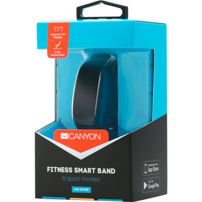Фітнес-браслет CANYON CNE-SB12BB Black Фітнес-браслет CANYON CNE-SB12BB Black