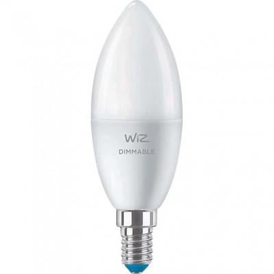 Розумна світлодіодна лампа WIZ E14 4.9W 40W 470Lm C37 2700K Wi-Fi (929002448502) Розумна світлодіодна лампа WIZ E14 4.9W 40W 470Lm C37 2700K Wi-Fi (929002448502)