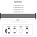 Ремінець ARMORSTANDART Braided Solo Loop Apple Watch 42/44/45/49mm Beige Size 6 148 mm (ARM64904)
