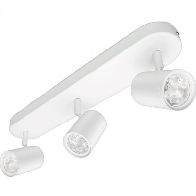 Розумний світильник WIZ IMAGEO Spots накладний точковий 3x5W 2200-6500K RGB Wi-Fi White (929002658901)