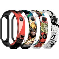 Комплект ремінців ARMORSTANDART для Xiaomi Mi Band 6/5 Superhero 4 шт (ARM59728) Комплект ремінців ARMORSTANDART для Xiaomi Mi Band 6/5 Superhero 4 шт (ARM59728)