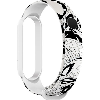 Ремінець ARMORSTANDART Symbiosis comix для Xiaomi Mi Band 6/5 White (ARM59266)