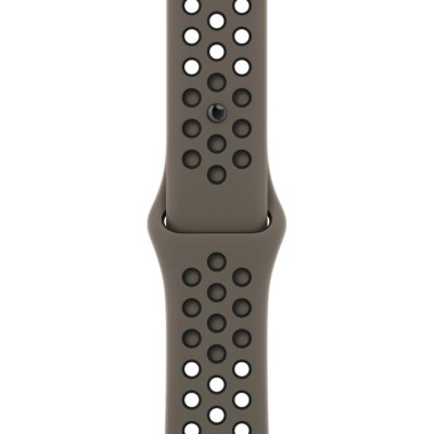 Ремінець APPLE Nike Sport Band для APPLE WATCH S8 45mm 2022 Olive Grey/Black (MPH73) Ремінець APPLE Nike Sport Band для APPLE WATCH S8 45mm 2022 Olive Grey/Black (MPH73)