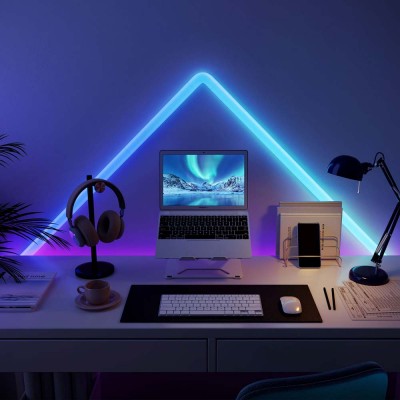 Набір настінних світильників Govee H6062 Glide RGBIC Wall Light 6+1 RGB (B6062301)