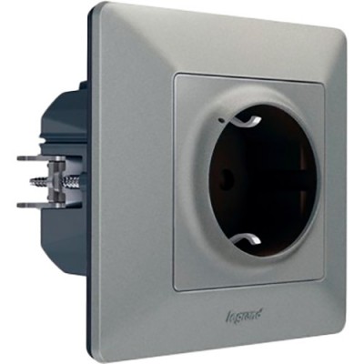 Розумна розетка LEGRAND NETATMO 2К + З 16А 230В Silver (752394) Розумна розетка LEGRAND NETATMO 2К + З 16А 230В Silver (752394)