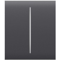 Кнопка AJAX CenterButton 2-gang для LightSwitch, Jeweler Graphite (000029824)