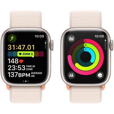 Смарт-годинник APPLE Watch Series 9 GPS 41mm Starlight Alum Starlight Sp/Loop (MR8V3QP/A) Смарт-годинник APPLE Watch Series 9 GPS 41mm Starlight Alum Starlight Sp/Loop (MR8V3QP/A)
