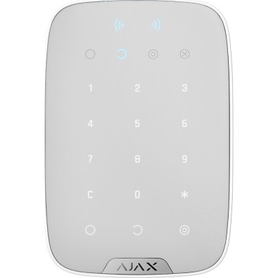 Бездротова сенсорна клавіатура Ajax KeyPad Plus White (000023070) Бездротова сенсорна клавіатура Ajax KeyPad Plus White (000023070)