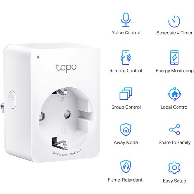 Розумна розетка TP-LINK Tapo P110 Розумна розетка TP-LINK Tapo P110